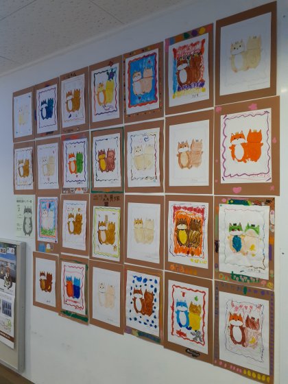 貝塚館で作品展示中