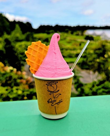 ばらソフトクリームについて