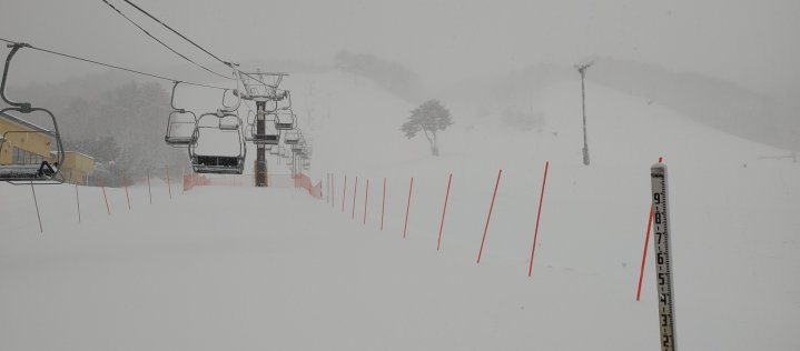 七戸町営スキー場ゲレンデ状況