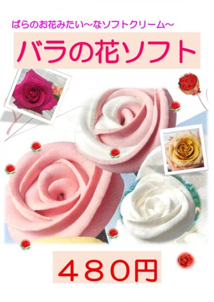 バラの花ソフト販売について