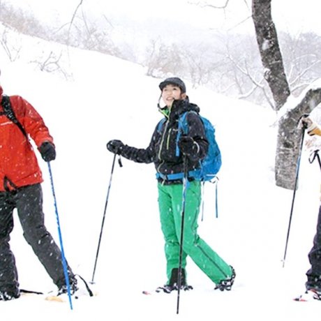 心と体をデトックス　スノーシューde新雪トレッキング