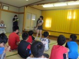 班長さんから楽しみなことなどを発表してもらいました。